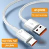 10A Type C Fast Charging Cable USB Type C Quick Charging Cable 120W for Samsung Xiaomi Huawei USB C Cellphone Charging Data Cord