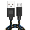 Vumpach Nylon Braided Micro USB Cable 1m/2m/3m Data Sync USB Charger Cable For Samsung HTC LG Huawei Xiaomi Android Phone Cables
