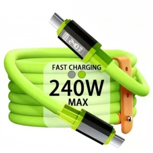 240W Fast Charging Usb Type-c To Type-c Cable 1m/1.5m/3m USB C Real-time Power Display Quick Charge Data Cord for Xiaomi Samsung